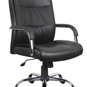 SILLA ASISTENCIAL ERGO 810 CROMADA UNIPIEL